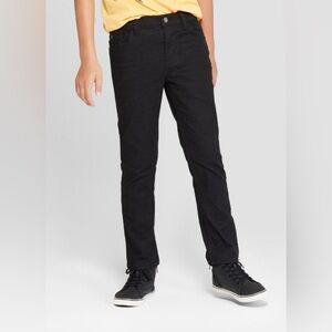 Boys’ CAT & JACK Skinny Fit Jeans - Black Wash Size 10